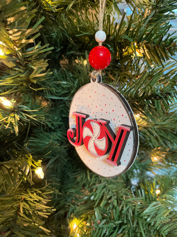 Ornament- Peppermint Joy