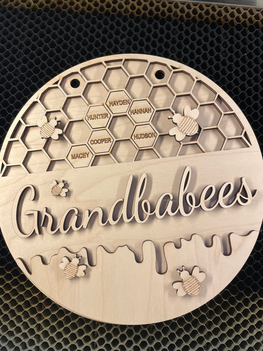 Grandbabees Door Hanger