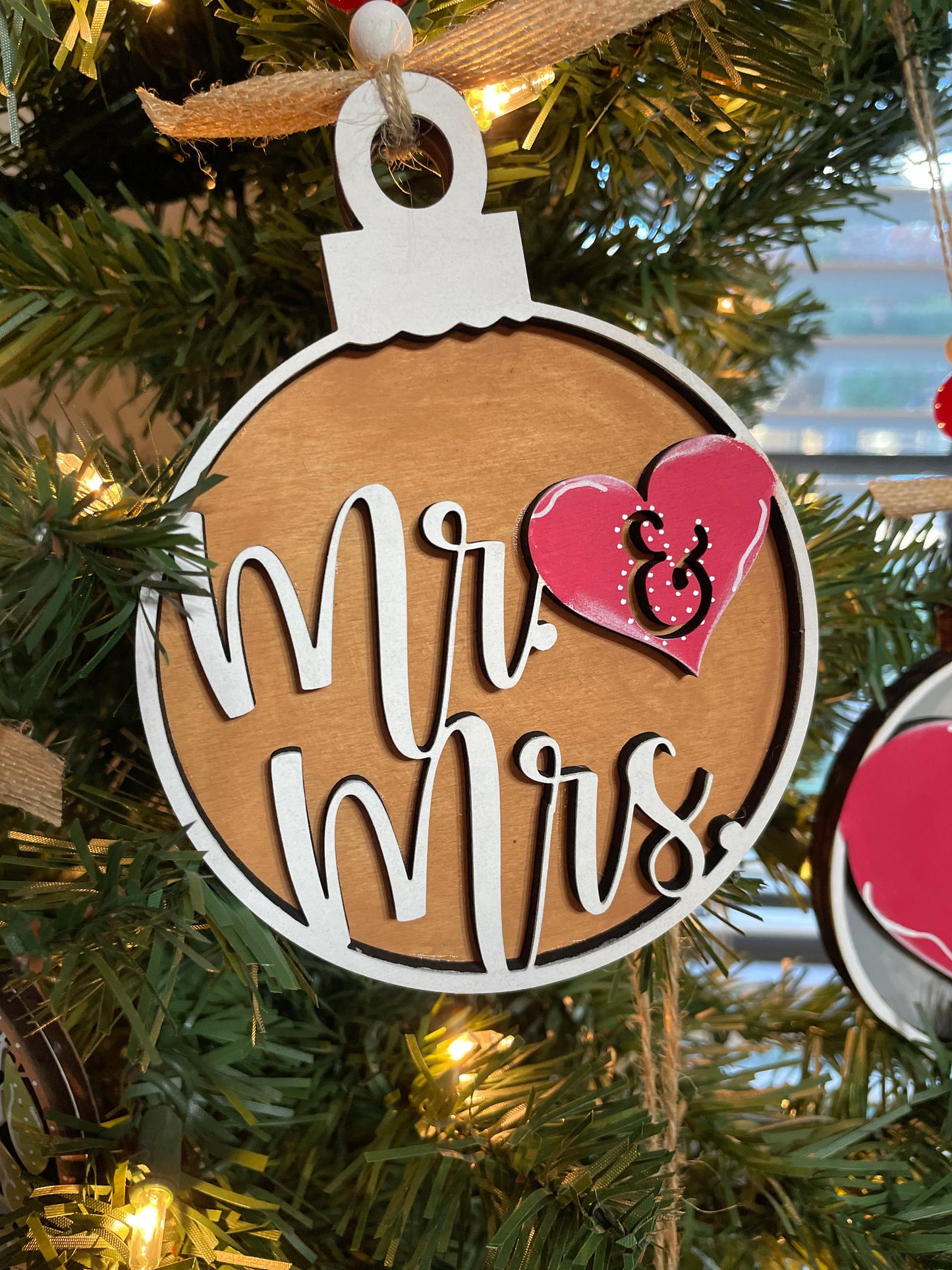 Jumbo Mr. & Mrs. Ornament