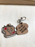Pun-ny Keychains and Backpack Clips