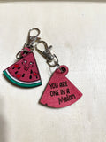 Pun-ny Keychains and Backpack Clips