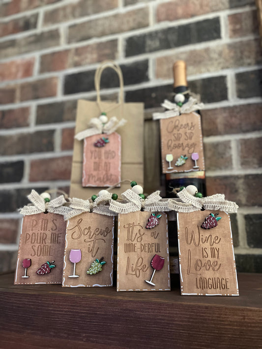 Wine Tags- Box design top