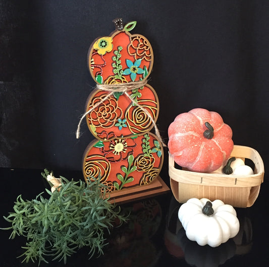 Stacked Pumpkins