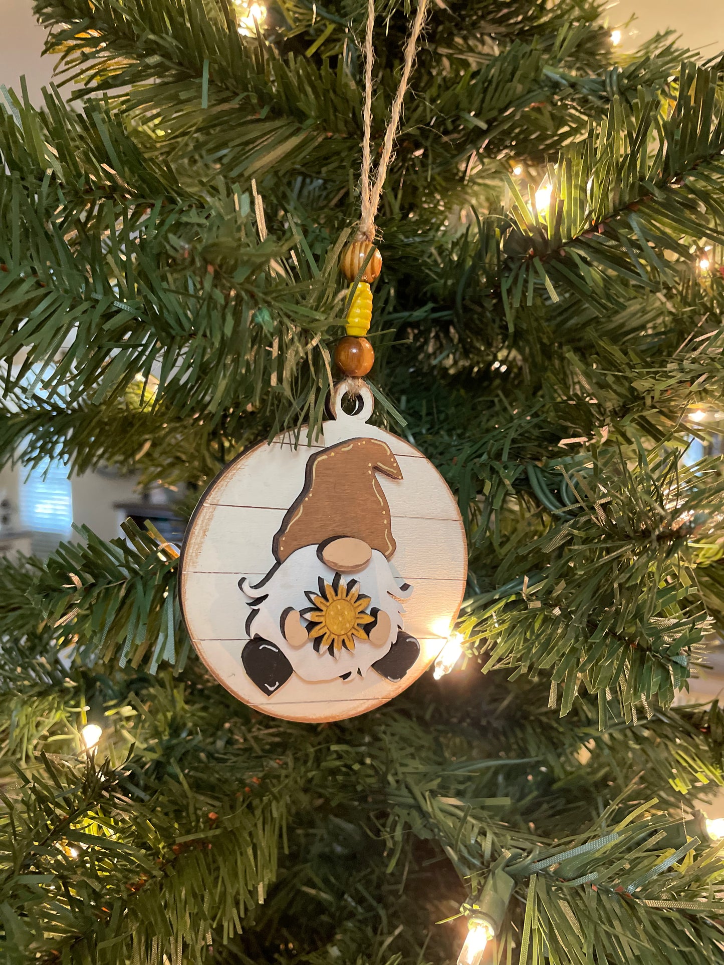 Ornaments- Sunflower Gnome