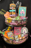 Tiered Tray Easter Bunny Set