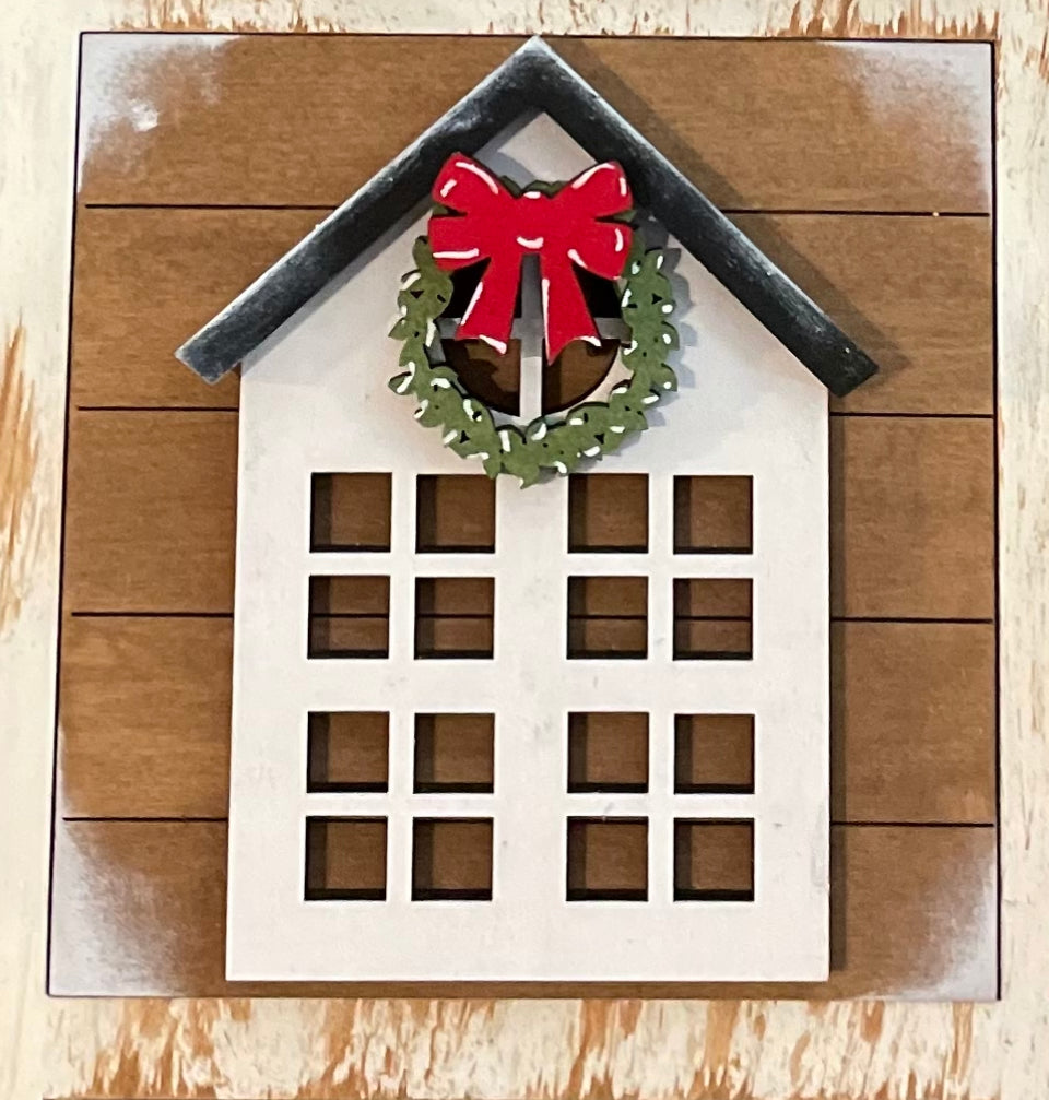 Interchangeable Leaning Ladder- Farmhouse Christmas