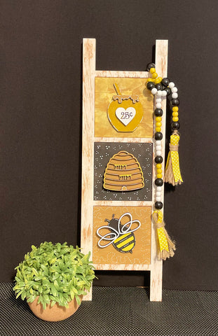 Interchangeable Leaning Ladder- Honey Bee