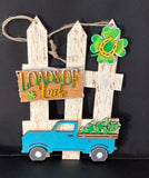 Interchangeable Fence Decor- Loads of Luck