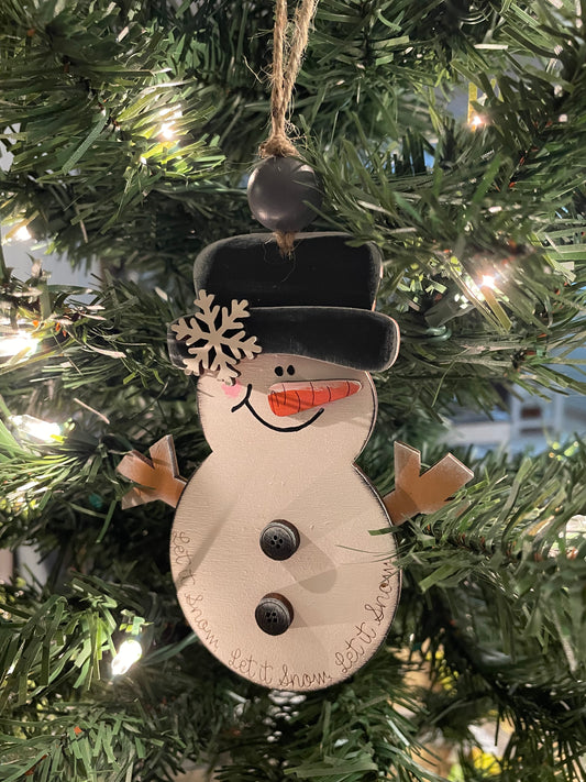 Ornaments Let It Snowman