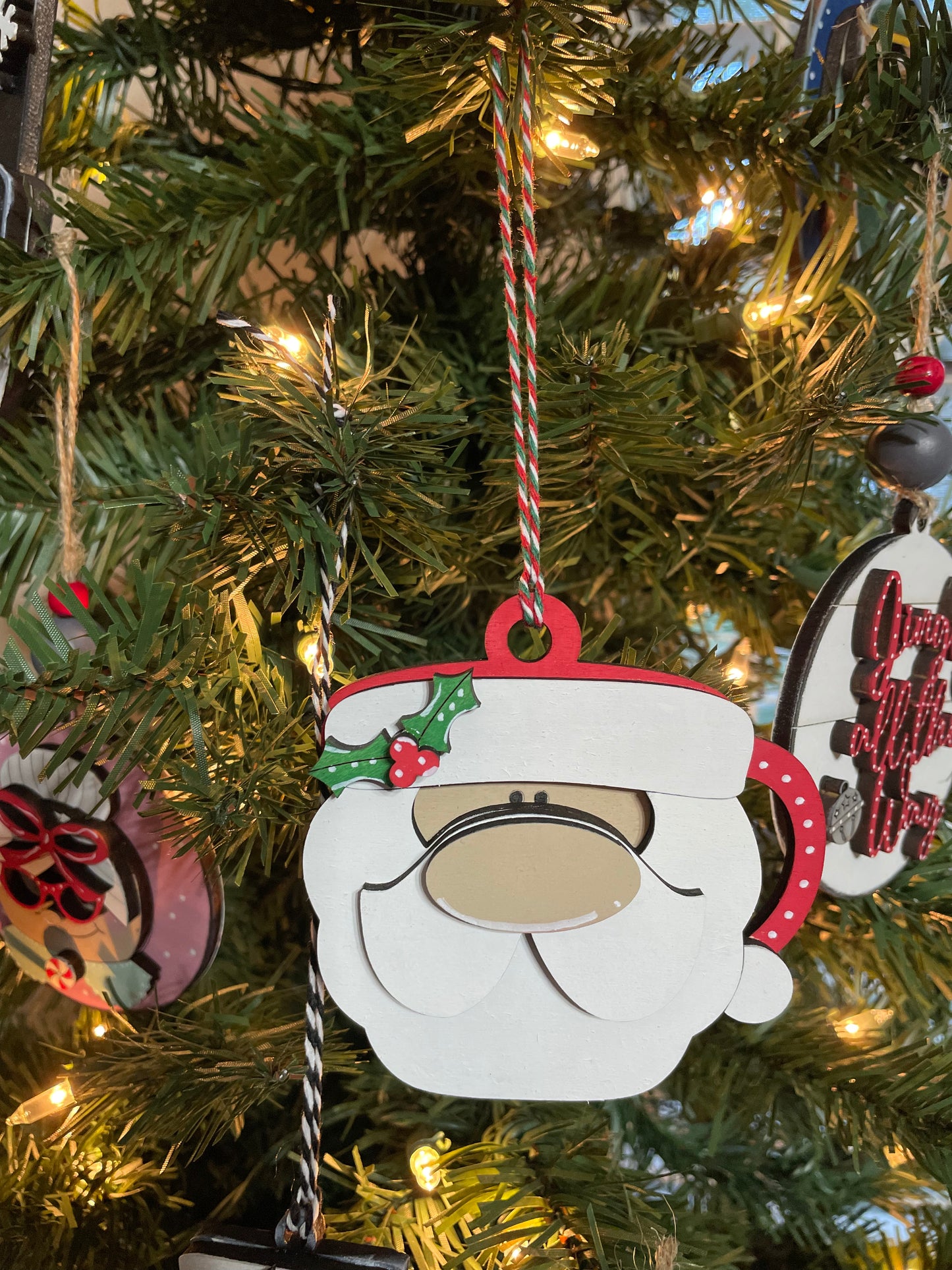 Ornament- Hot Cocoa Santa