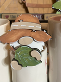 Mug Hugger- Fall Gnome with leaf