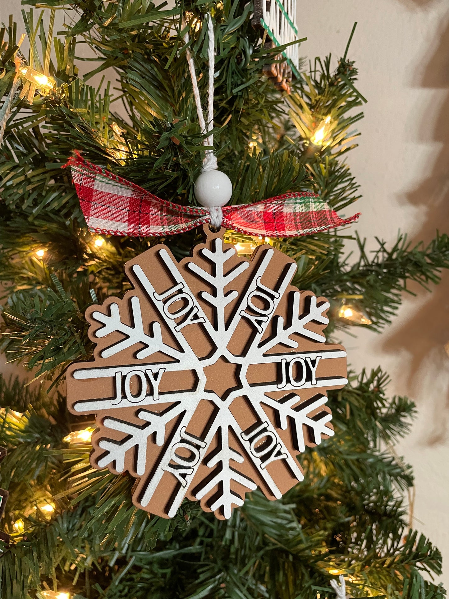 Gingerbread Snowflake PERSONALIZED