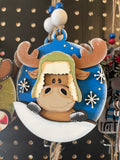 Moose Winter Ornament