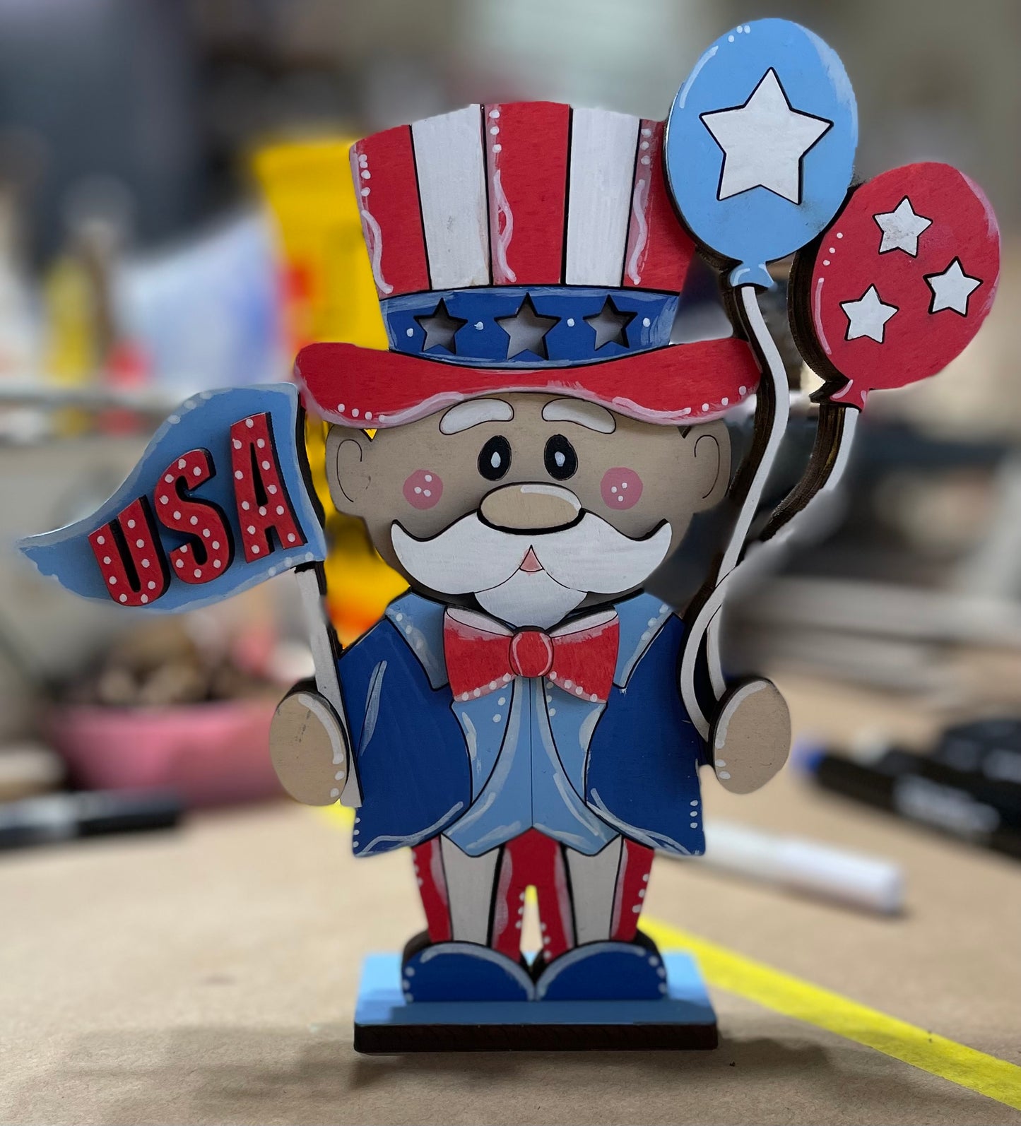 Patriotic Shelf Sitter