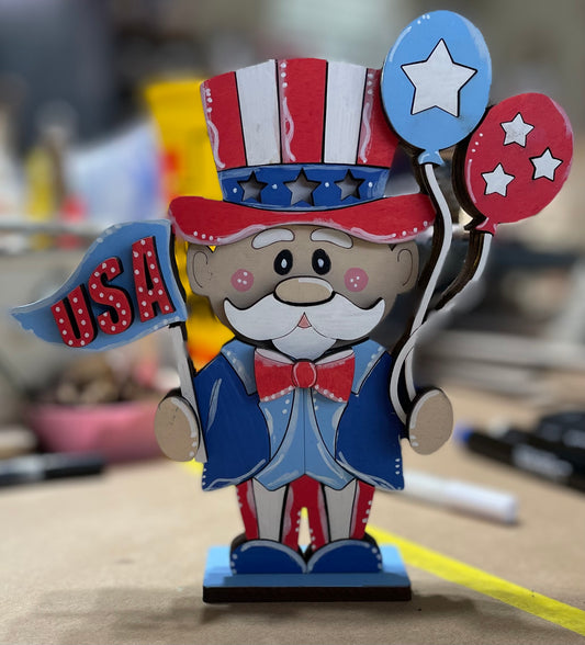Patriotic Shelf Sitter