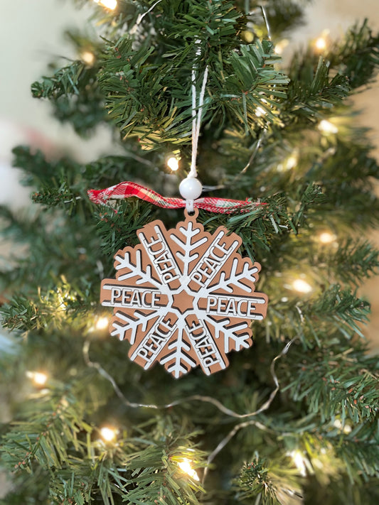 Gingerbread Snowflake