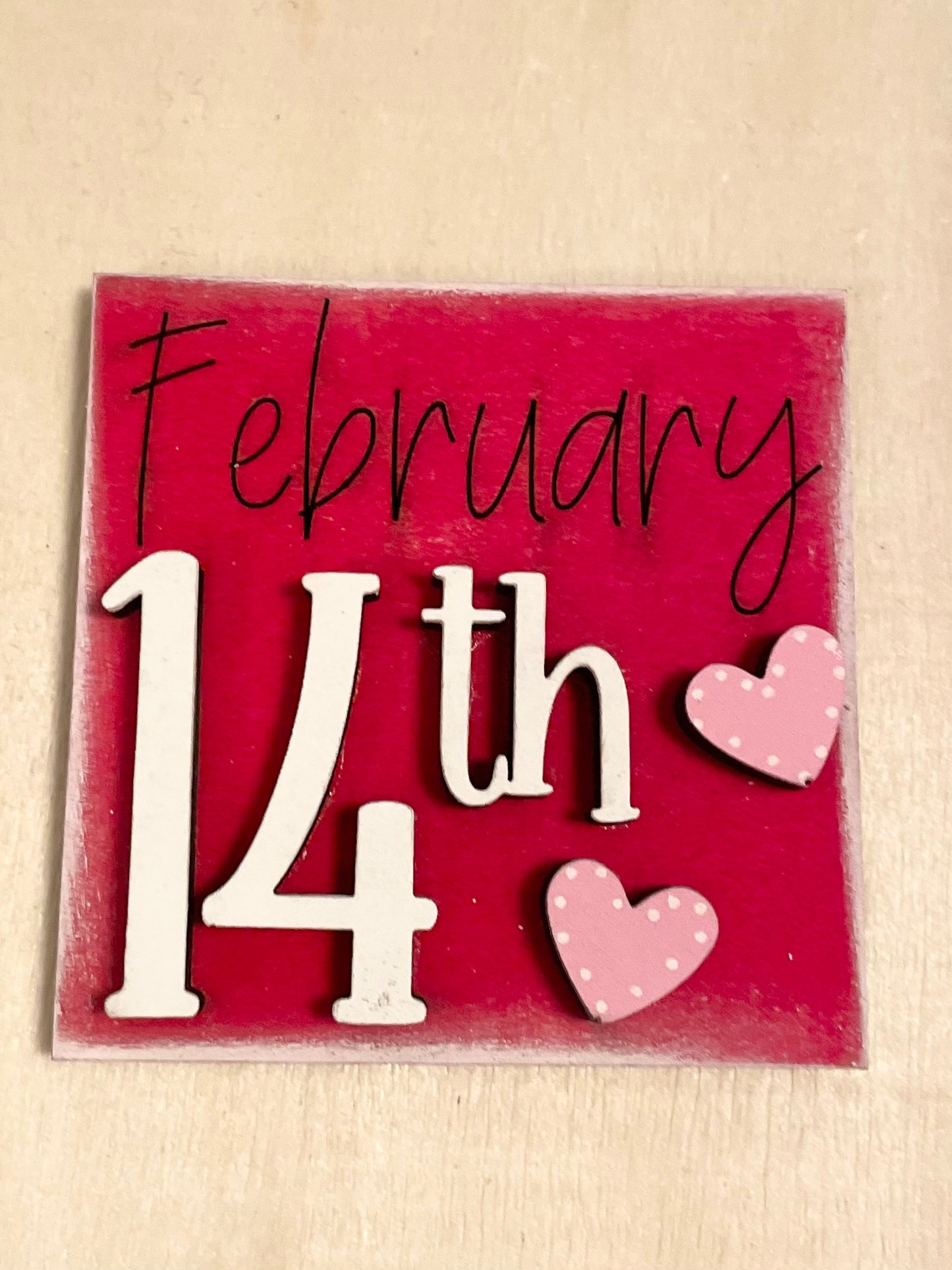 Interchangeable MINI Ladder- VALENTINE'S DAY