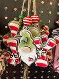 JOY Candy Cane Ornament