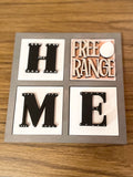 Interchangeable MINI FRAME- 4 squares