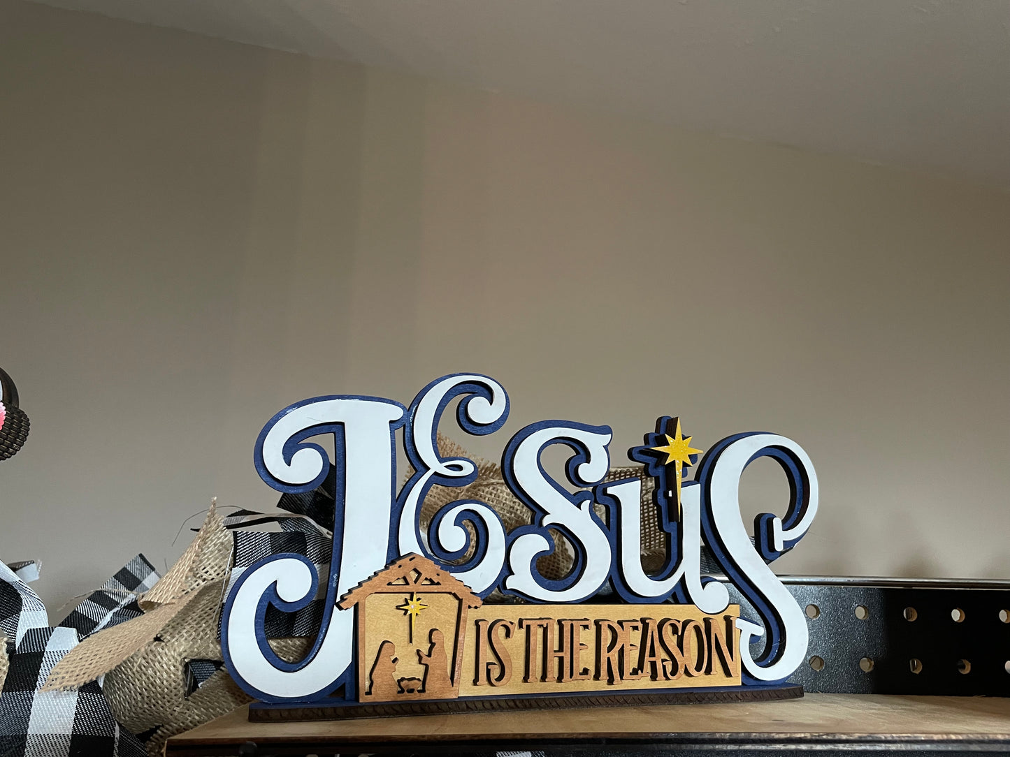 Jesus is the Reason Shelf Sitter