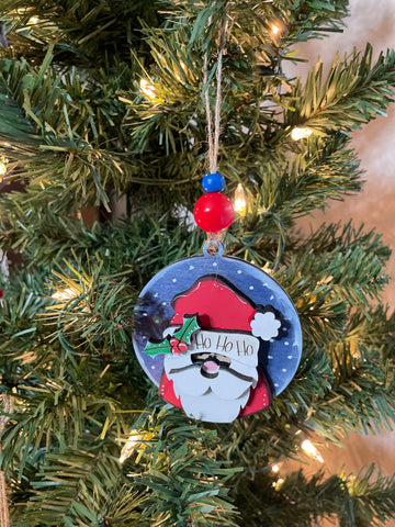 Ornament- Mistletoe Santa