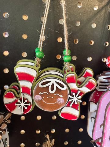 JOY Candy Cane Ornament