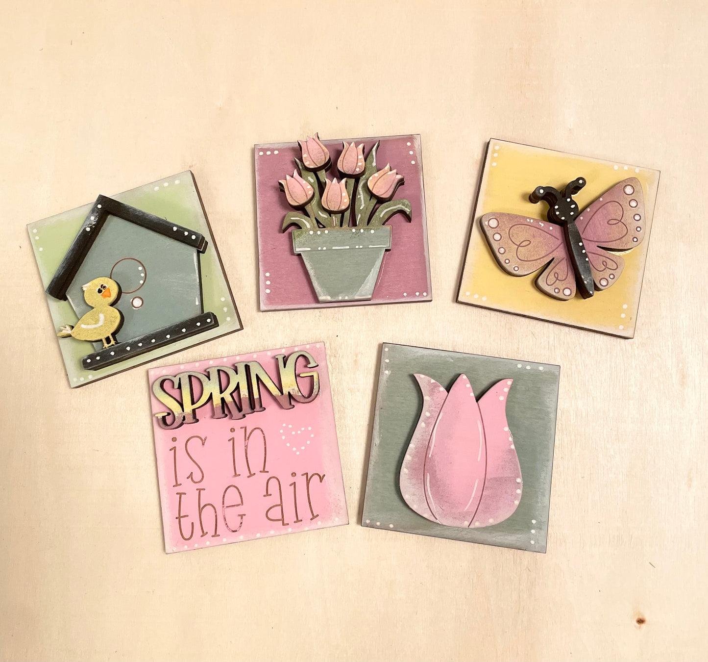Interchangeable MINI Ladder- SPRING THEME