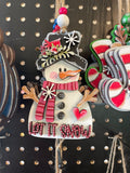 Let It Snow Snowman Ornament