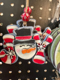 JOY Candy Cane Ornament