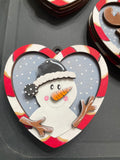 Heart Candy Cane Ornament