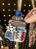 Jar Style Ornament- Winter