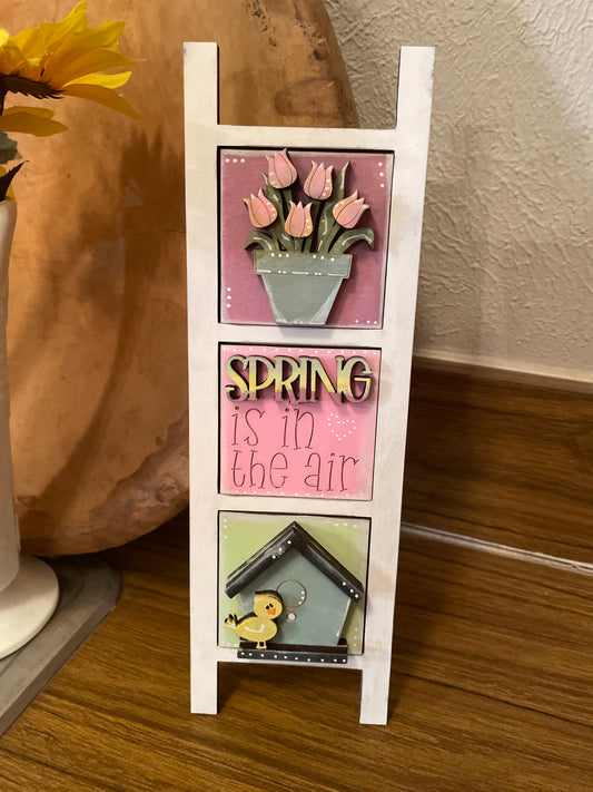 Interchangeable MINI Ladder- SPRING THEME