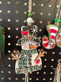 Let It Snow Snowman Ornament
