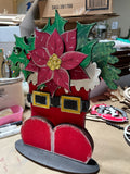 Santa's Boots Shelf Sitter