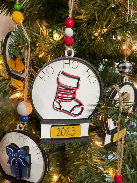 Snow globe- Ho Ho Ho