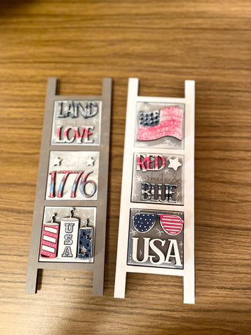Interchangeable MINI Ladder- INDEPENDENCE DAY