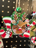 JOY Candy Cane Ornament