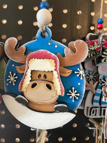 Moose Winter Ornament