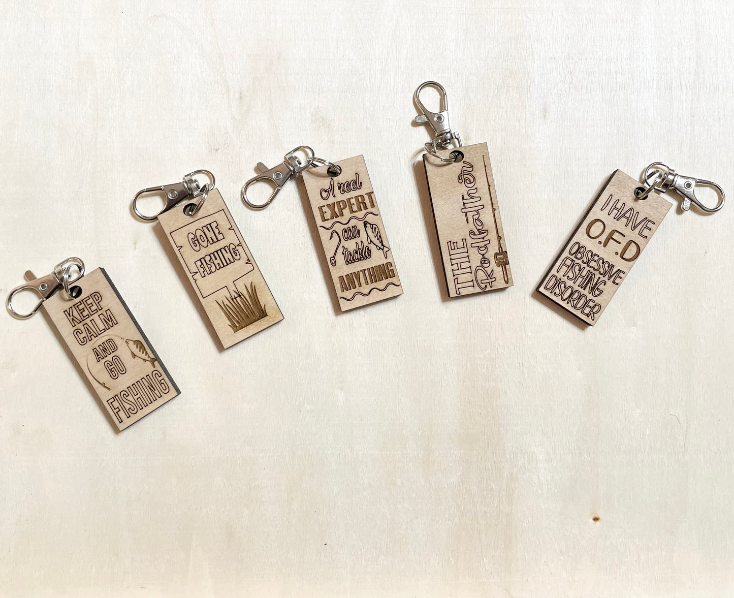 Keychains- Fishing Theme