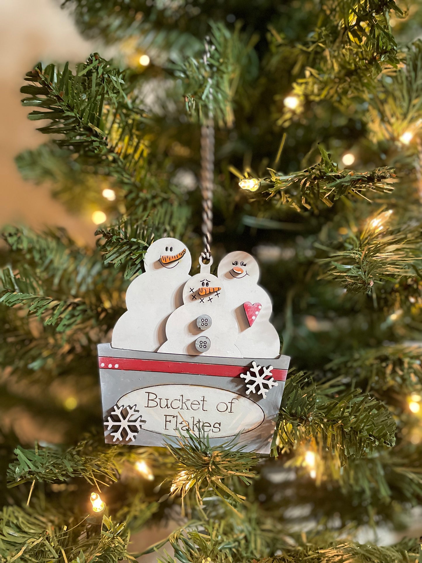 Bucket of Flakes Ornament