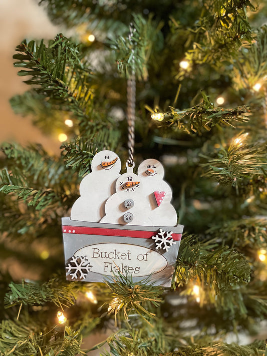 Bucket of Flakes Ornament