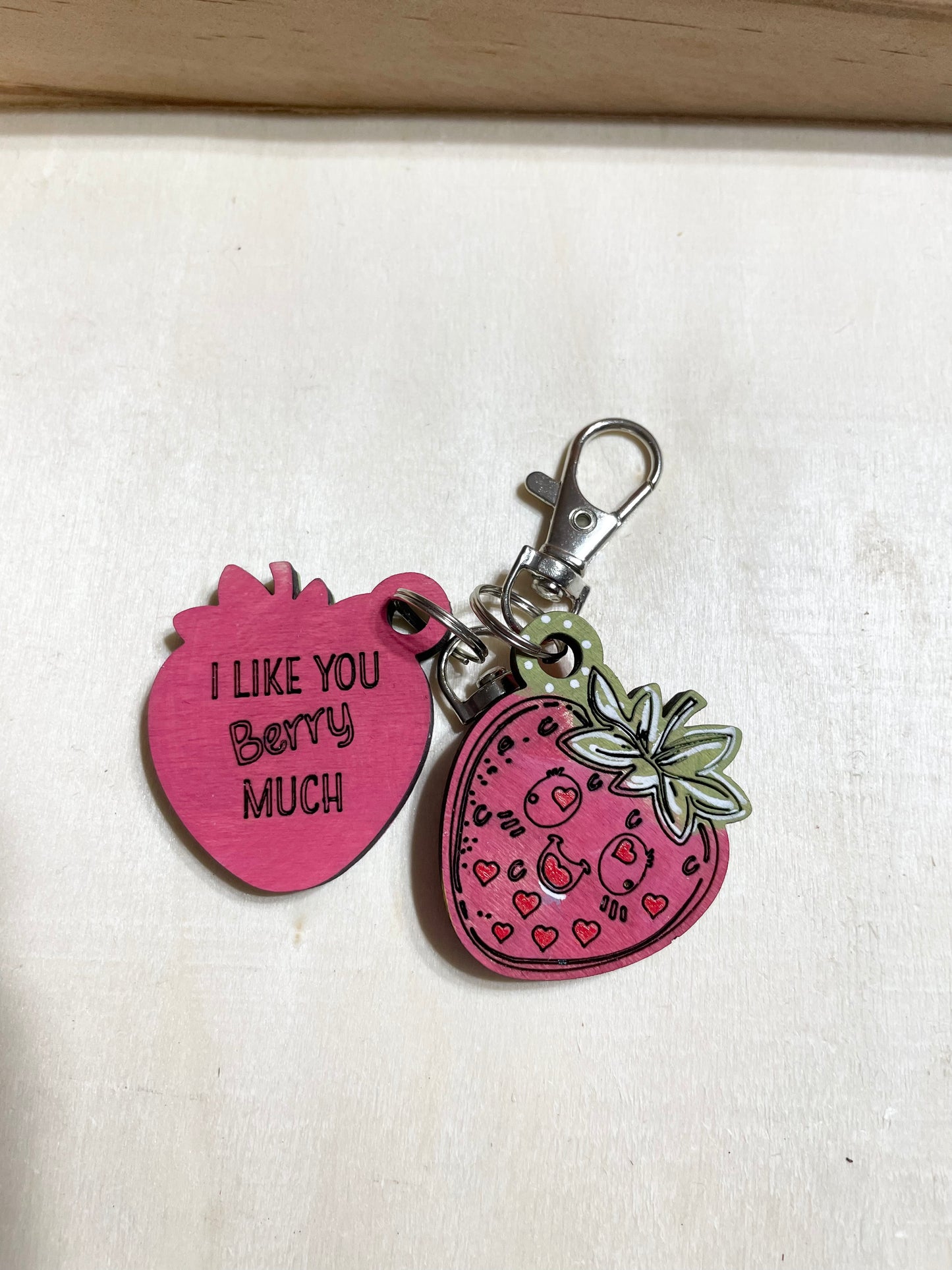 Pun-ny Keychains and Backpack Clips