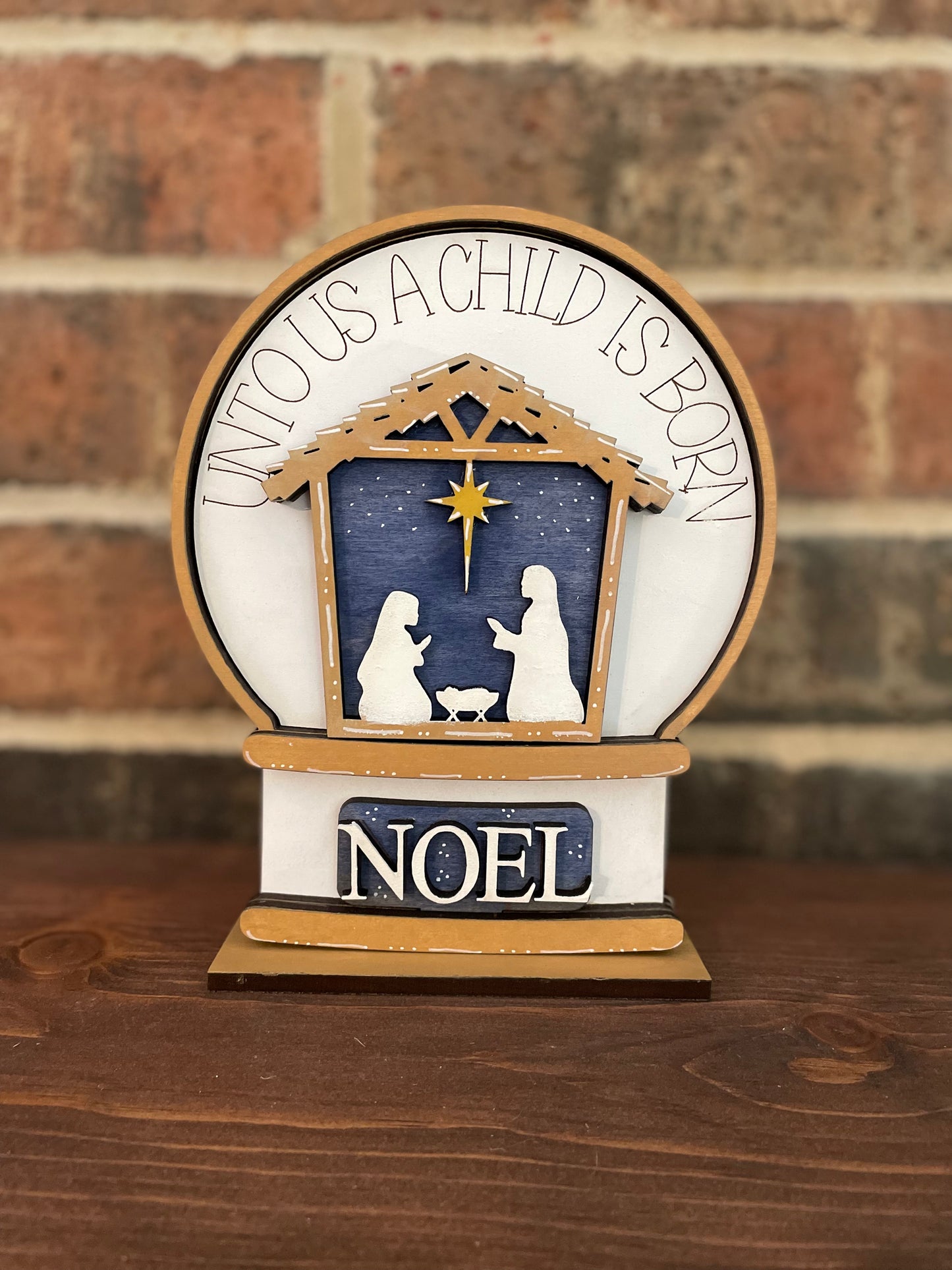 Snow Globe Shelf Sitter