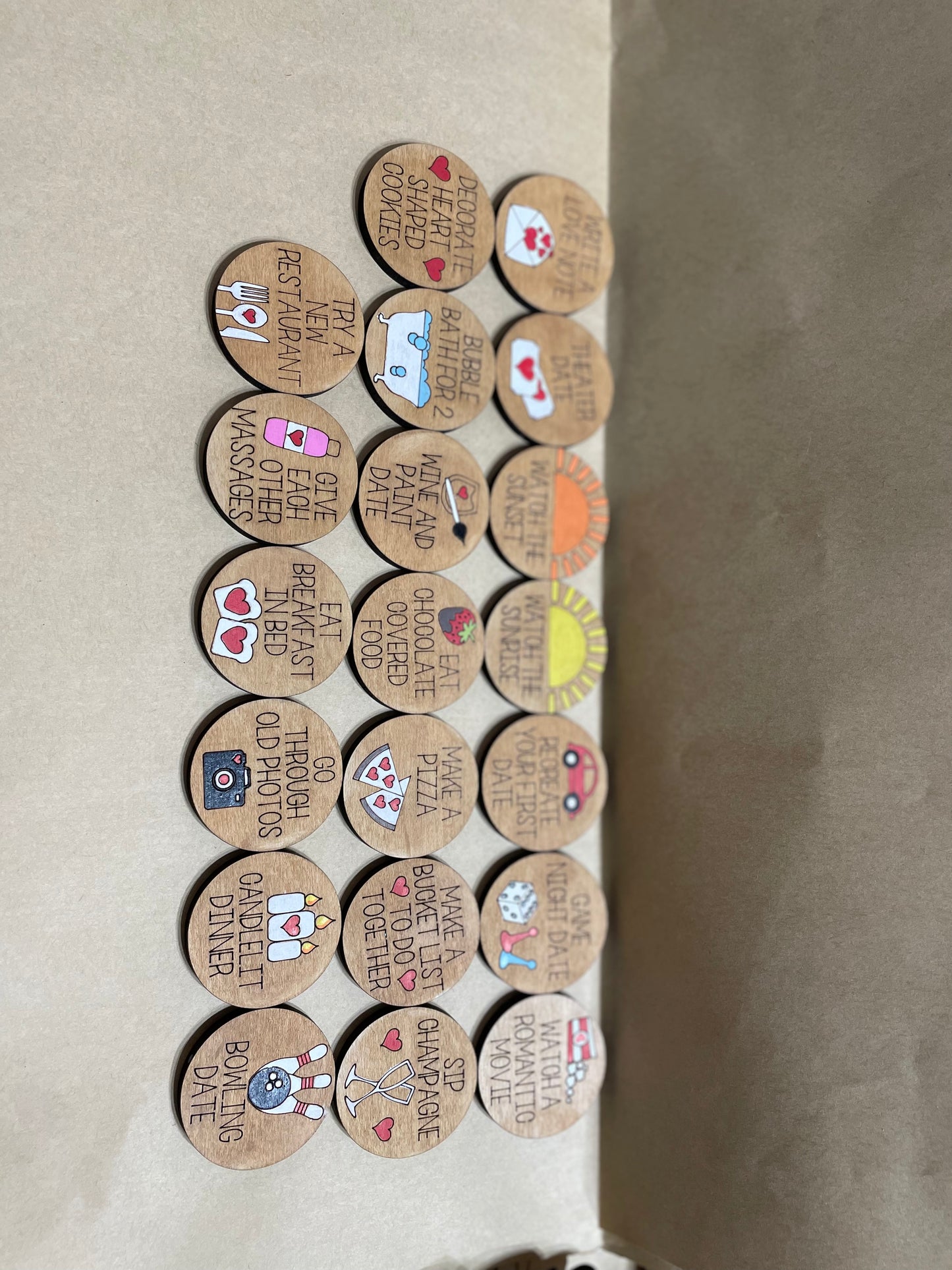 Couple's Date Night Coins