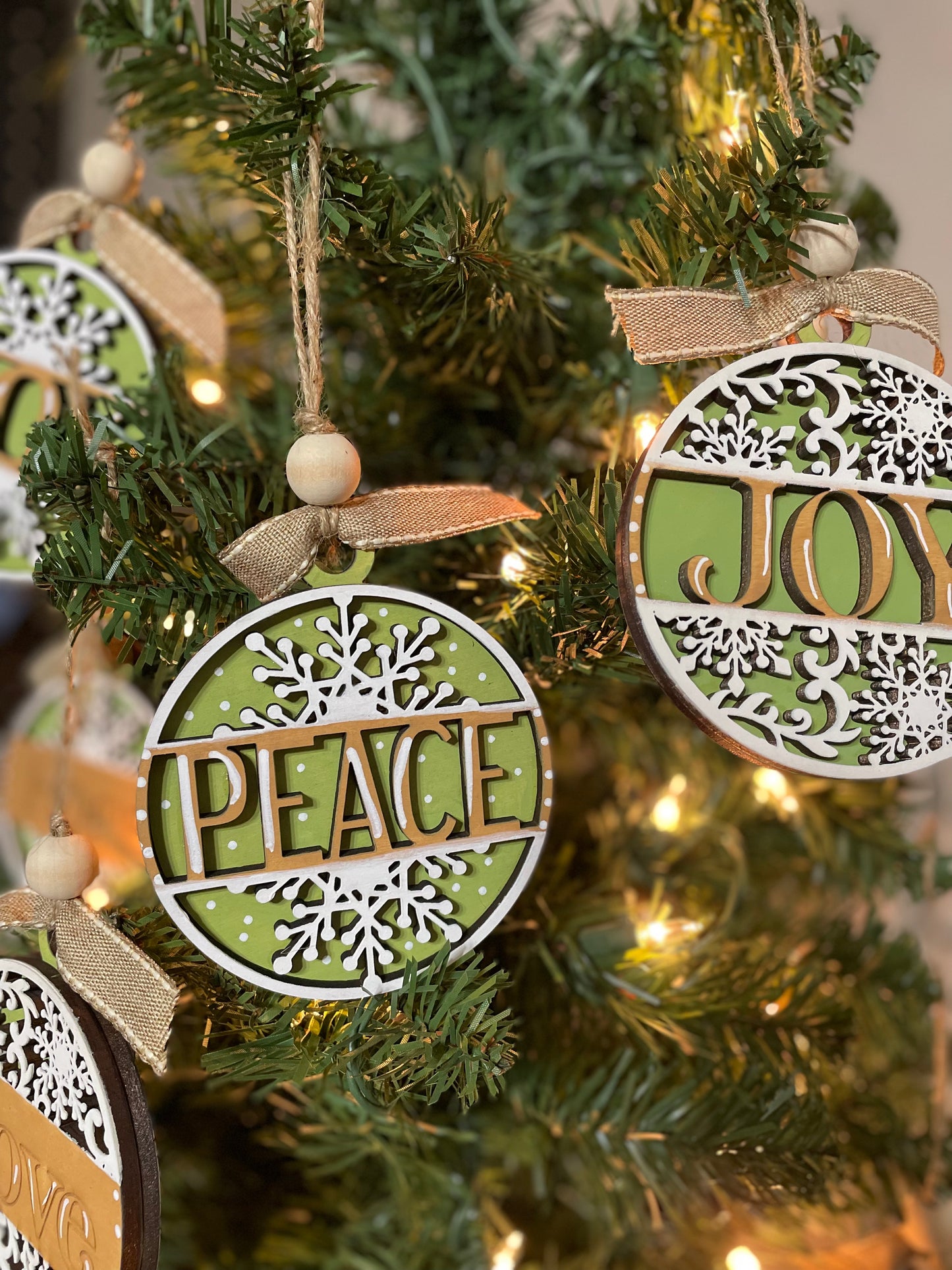 Monogram Snowflakes