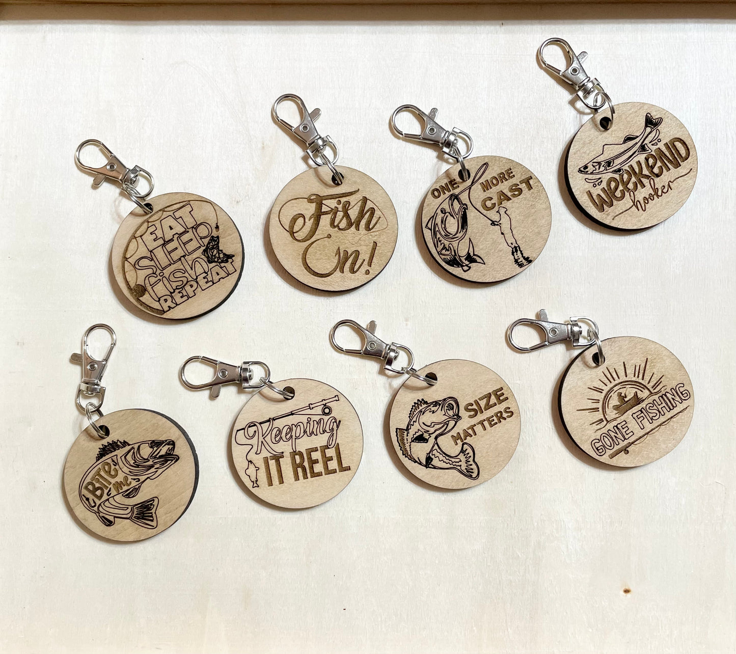 Keychains- Fishing Theme