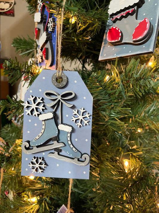 Gift Tags- Ice Skates