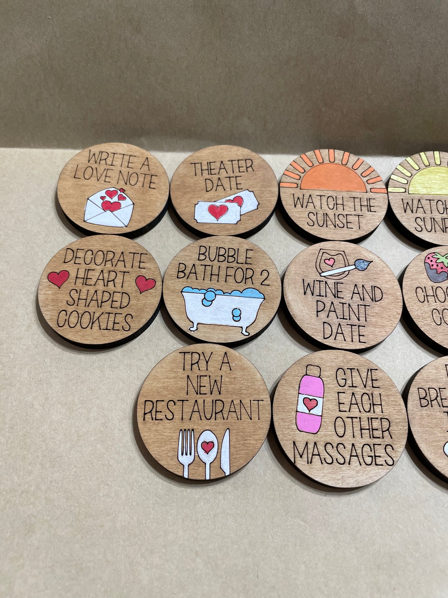 Couple's Date Night Coins