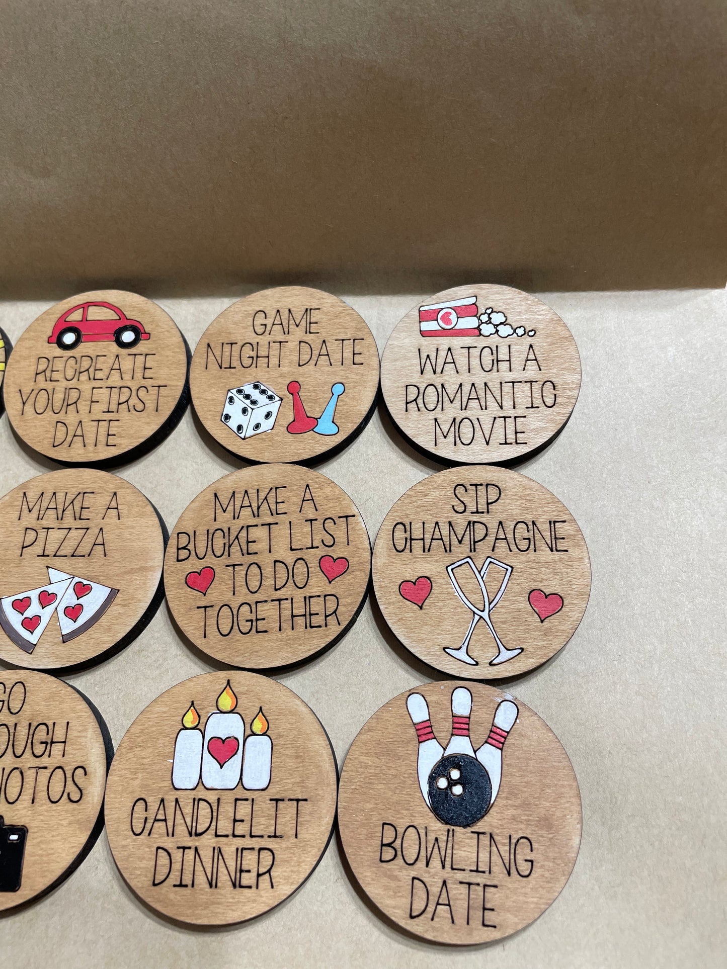 Couple's Date Night Coins