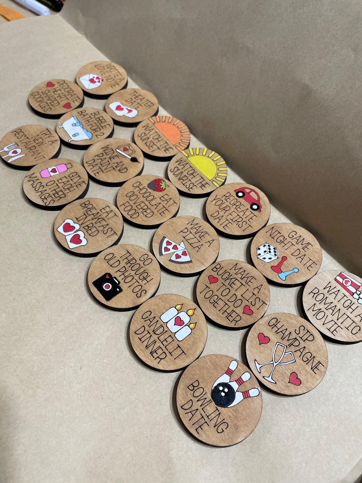 Couple's Date Night Coins